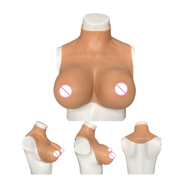 

Огромные силиконовые накладки для груди с сосками и ареолами для кроссдрессеров, трансгендеров, косплея, с эффектом покачивания, для трансгендерного боди