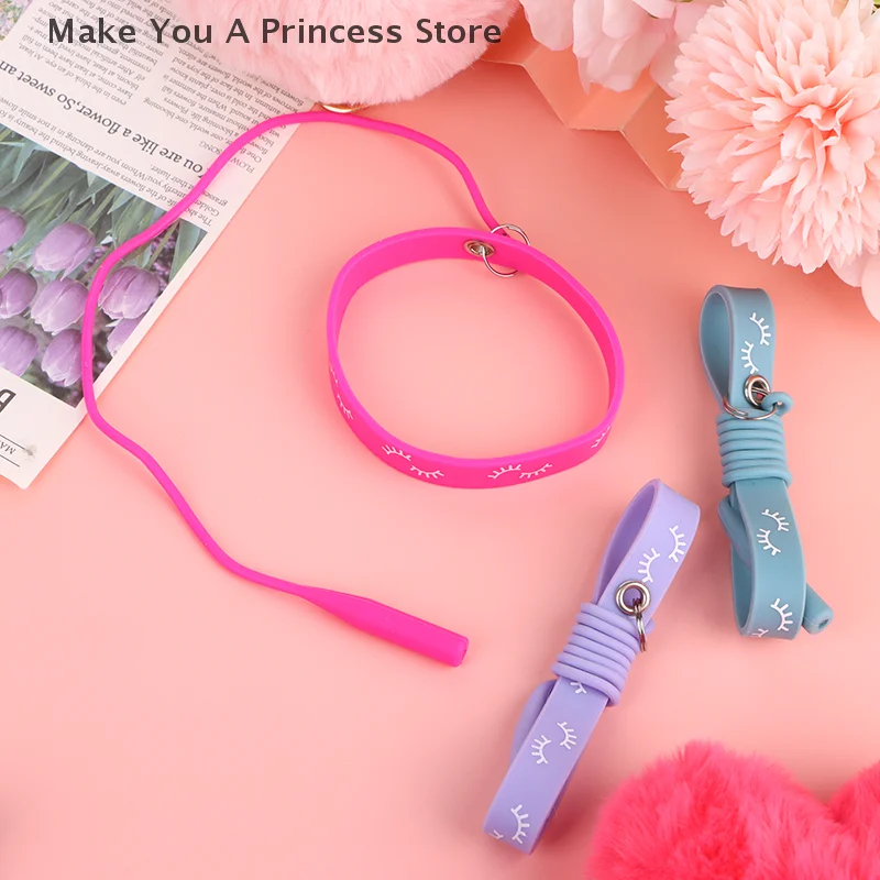 1PC Silicone Gel Wrist Strap Eyelash Tweezers Bracelet Makeup Tool for Girls Anti-Slip Grafting Tweezers Accessory