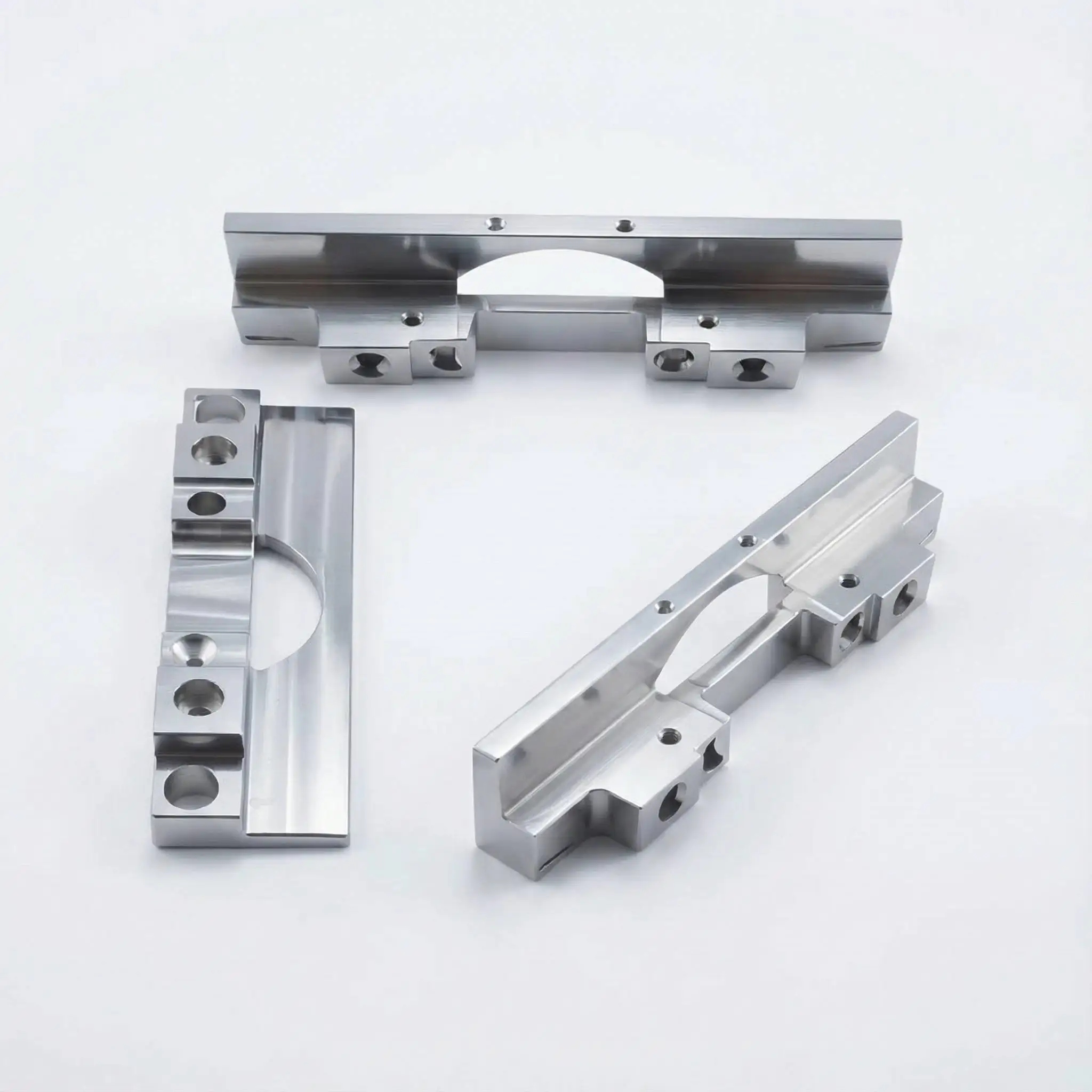 

Precision Custom Stainless Steel Multi-axis Milling Mounting Bracket Plate Complex Geometry Tight Tolerance OEM Cnc Machining
