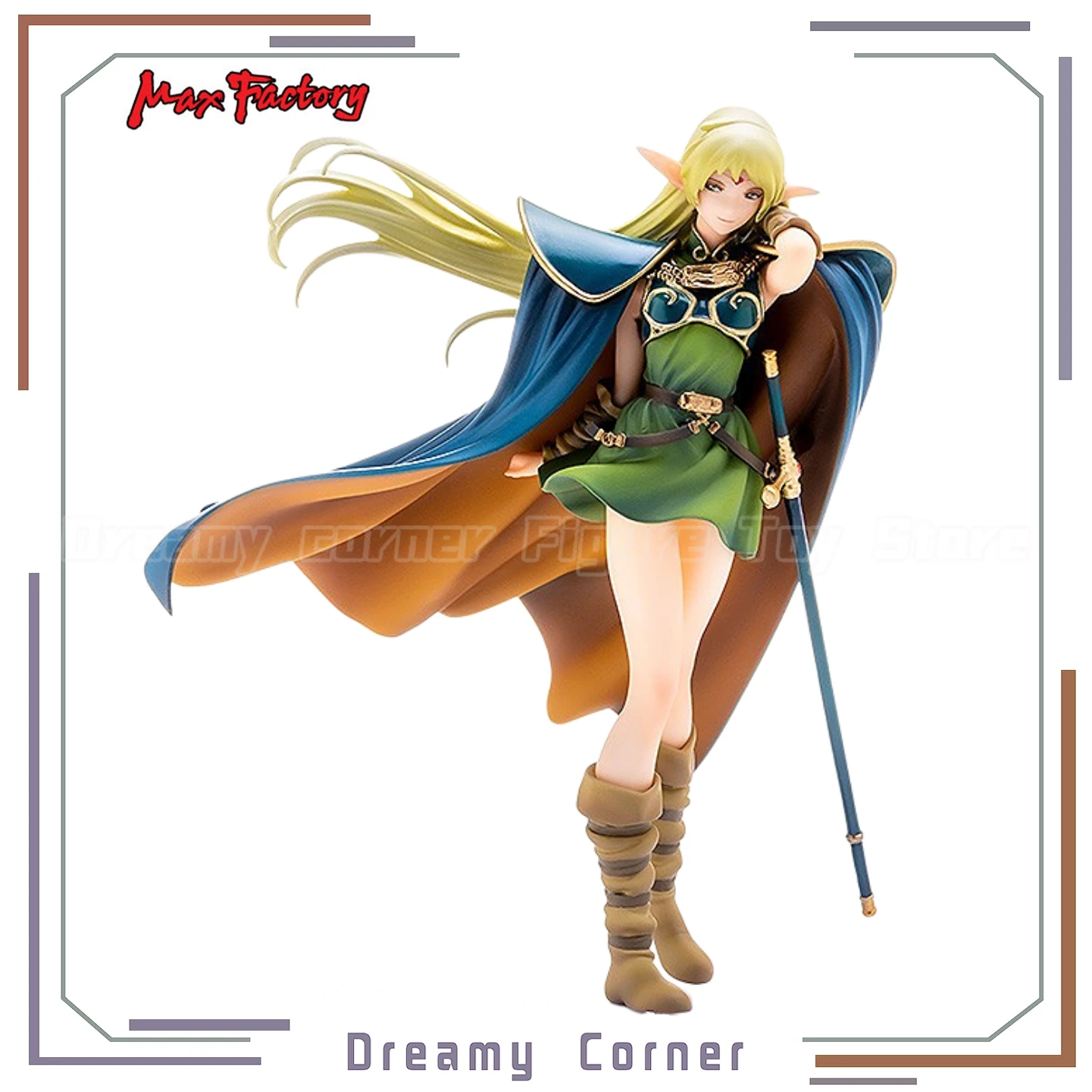 

【В наличии】Оригинальная модель игрушки Max Factory PLAMAX MF-43 Lodoss-tou Senki Deedlit 1/20