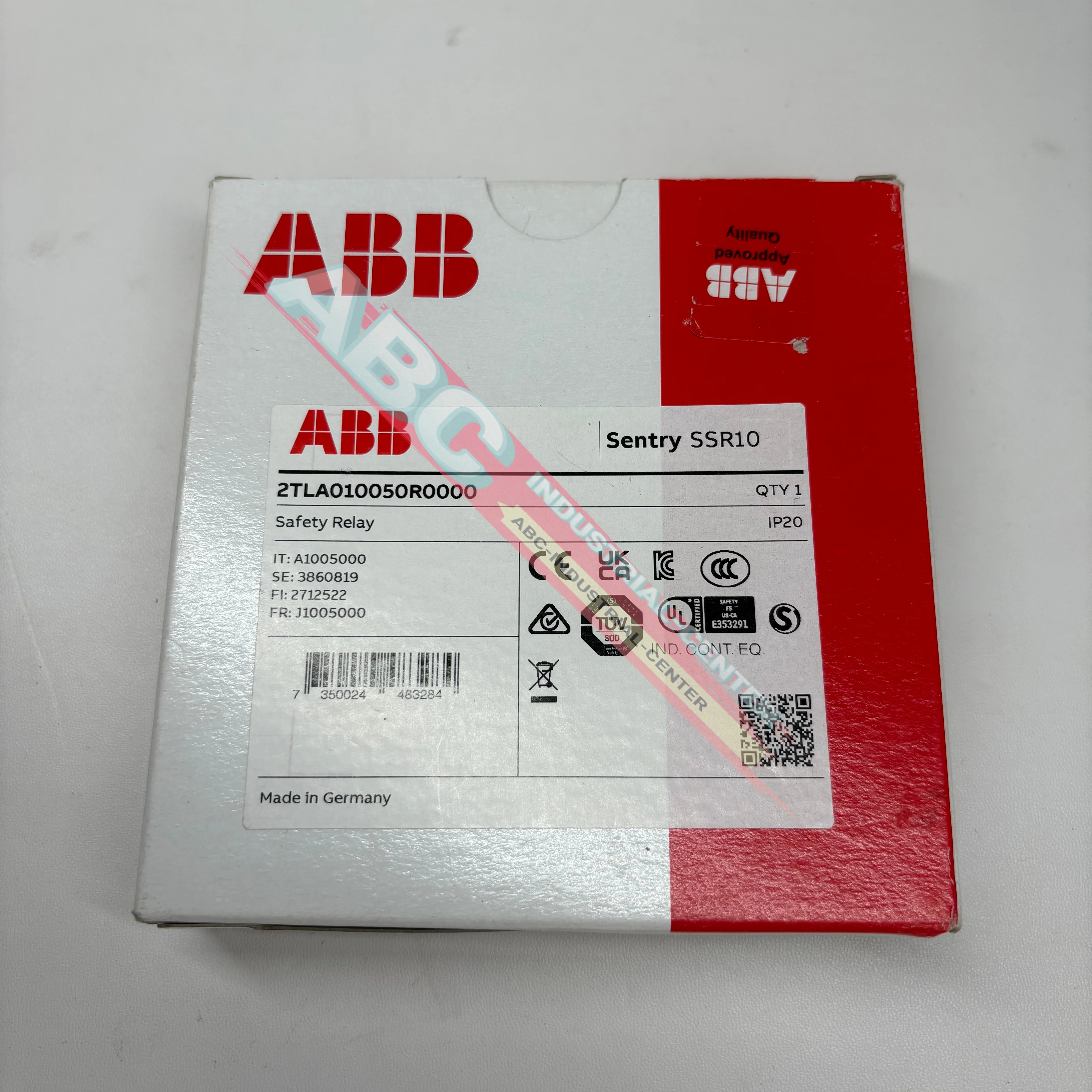 

Совершенно новое реле безопасности 2TLA010050R0000 SSR10