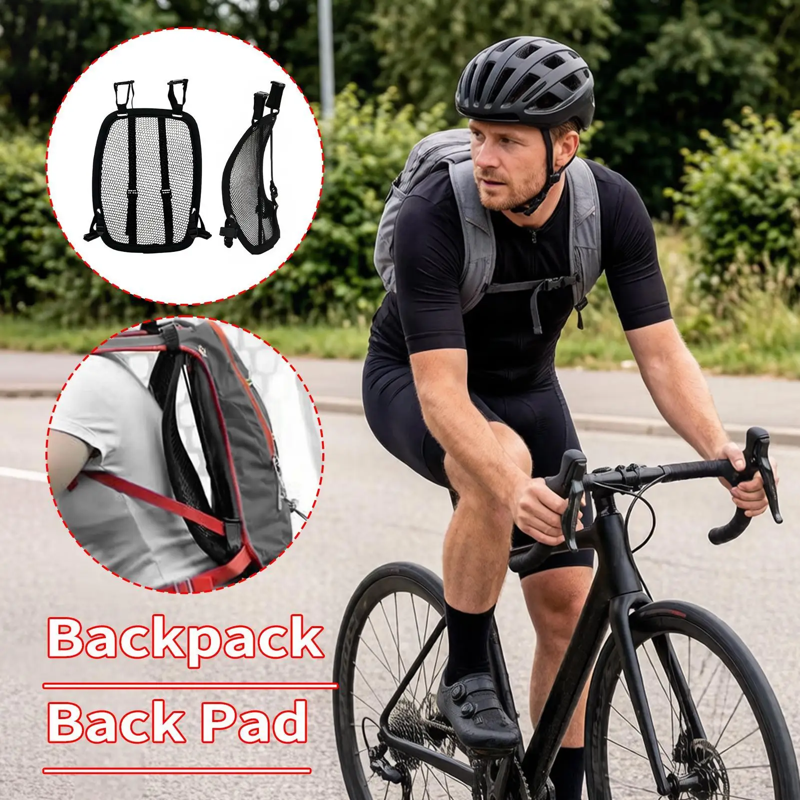 Backpack Spacer Frame Breathab - Cycling Commuter Backpack review and price