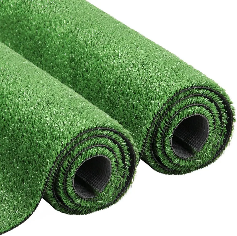 

5x8ft Realistic Artificial Grass Turf, Indoor/Outdoor Pet-Friendly Lawn with Drainage Holes for Garden Landscape