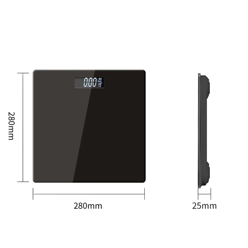 Scale for Body Weight, Weight Scale, Digital Bathroom Scale with Step-On Technology, 3 Backlit Display, 180kg Weighing Scale