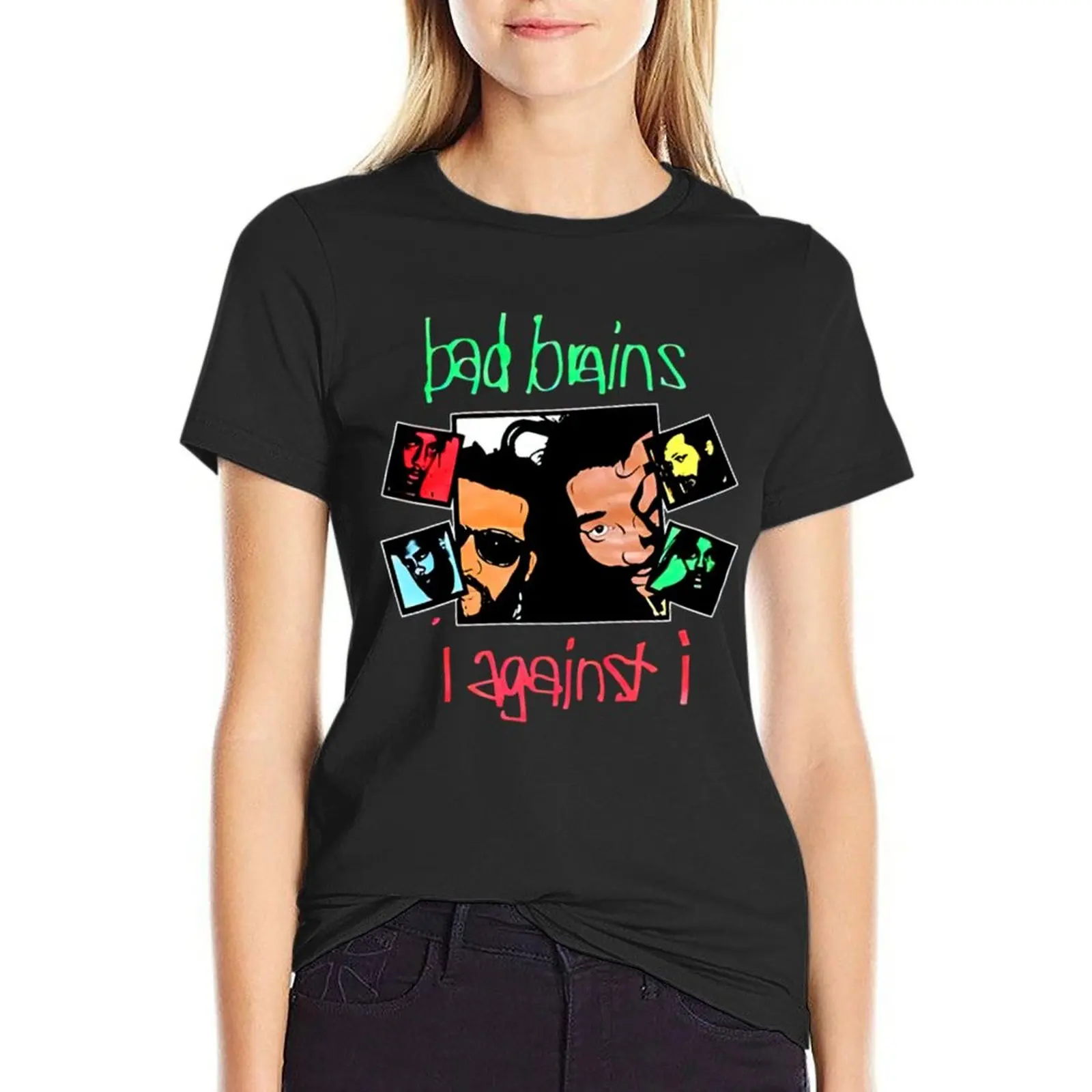 

Bad Brains T-Shirt animal print shirt for girls animal prinfor heavyweights T-shirt Women