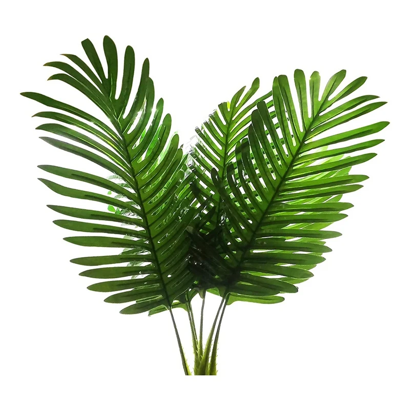 5Piece Artificial Palm Plants Leaves Tropical Palm Tree Leaves Imitation Leaf Artificial Plants