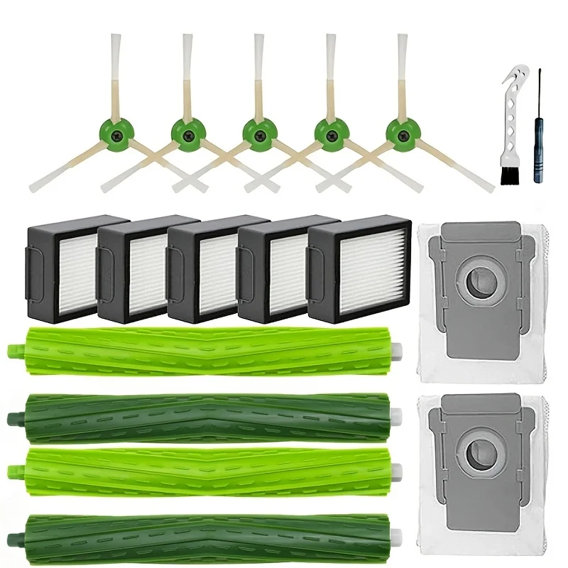 18Pcs Replacement Parts For iRobot i3, i3+, i4, i6, i6+, i7, i7+, i8, i8+, E5, E6, E7, I, E, J Series Robot Vacuum Cleaners