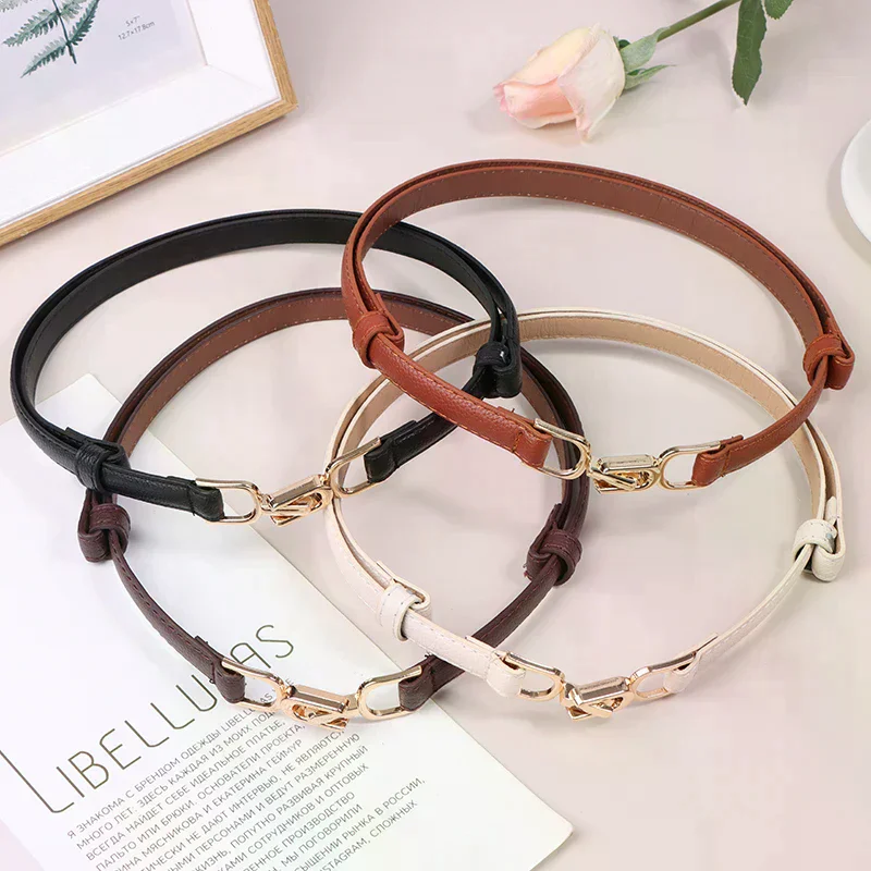 Cintura da donna Cinture a corsetto in pelle PU per donna Cintura in vita con fibbia in metallo Cintura per cappotto per il tempo libero