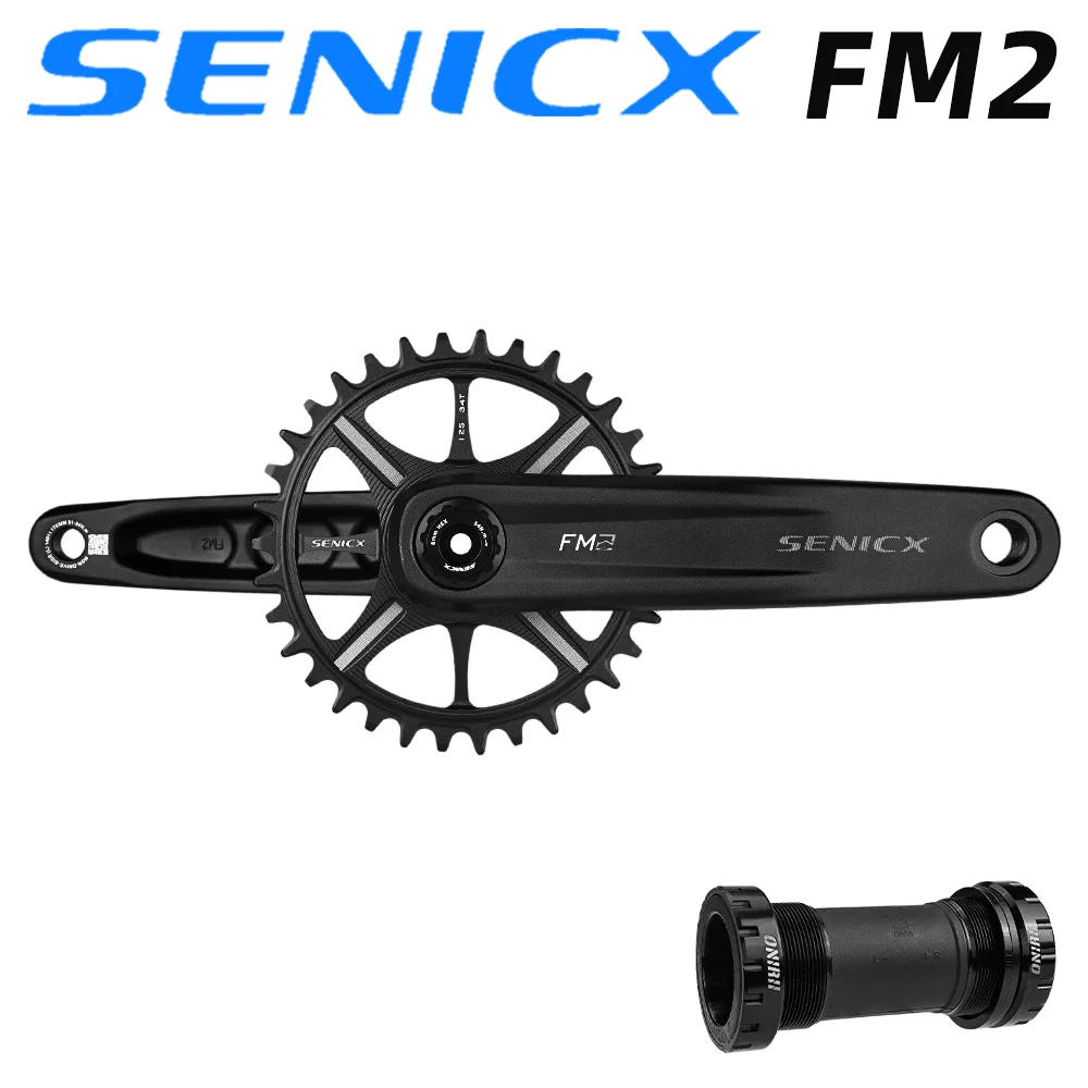 

SENICX Кривошип MTB FM2 Кривошип 165 170 175 мм с нижним кронштейном прямой монтируемая Звездочка 30 32 34 36 38T для горного велосипеда Новинка