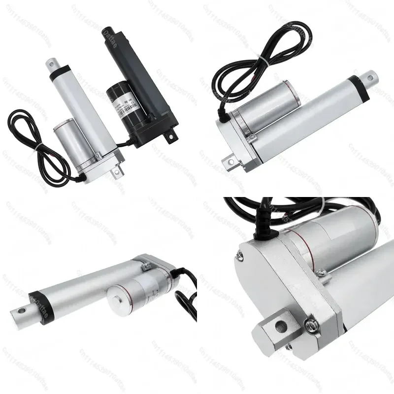 Electric Linear Actuator 100mm Stroke DC 12V 24V Motor With Controller 100N To 1500N Lift For Industrial Automation DIY