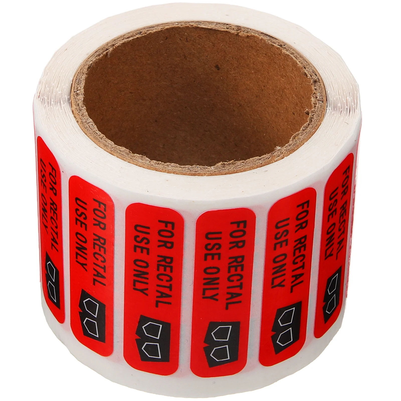 

1 Roll Rectal Use Only Funny Stickers for Halloween Party Favors Decorative Labels Laptops Bottles Skateboards Home Office