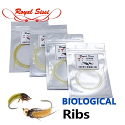New developed 1.5meters fly tying biological caddis pupae body ribbing materials 4optional sizes realistic segmented body tying