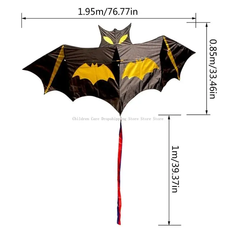 Leicht zu fliegende Spielzeuge, Fledermaus, Drachen, Stimulation, Kleinkindspiele, Windfederschlüssel
