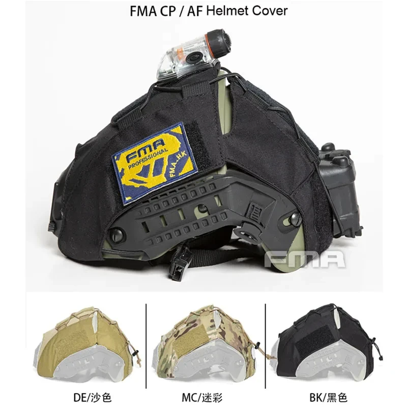 FMA Tactical CP/AF 2 in 1 Helmet Cover Skin Camouflage Helmet Cloth  Large Size for CP/AF Helmet