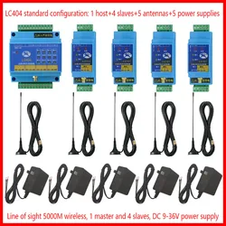 Switch Quantity Wireless Transmission Module Remote Control Relay Output 1 master 4 slave wireless switch controller