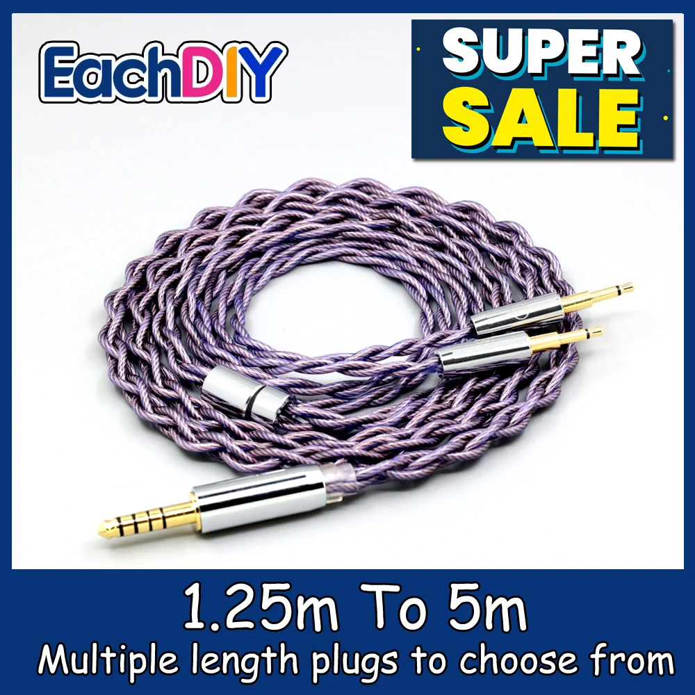 

Type2 1.8mm 140 cores litz 7N OCC Headphone Earphone Cable For Hifiman HE560 HE-350 HE1000 XiaoMi Headphone 2.5mm pin LN007859