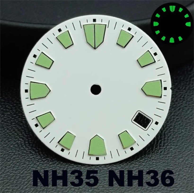 

28.5mm Luminous Watch Dial Watch Accessories Suitable For NH35 NH36 Mechanical Movement Repair Parts