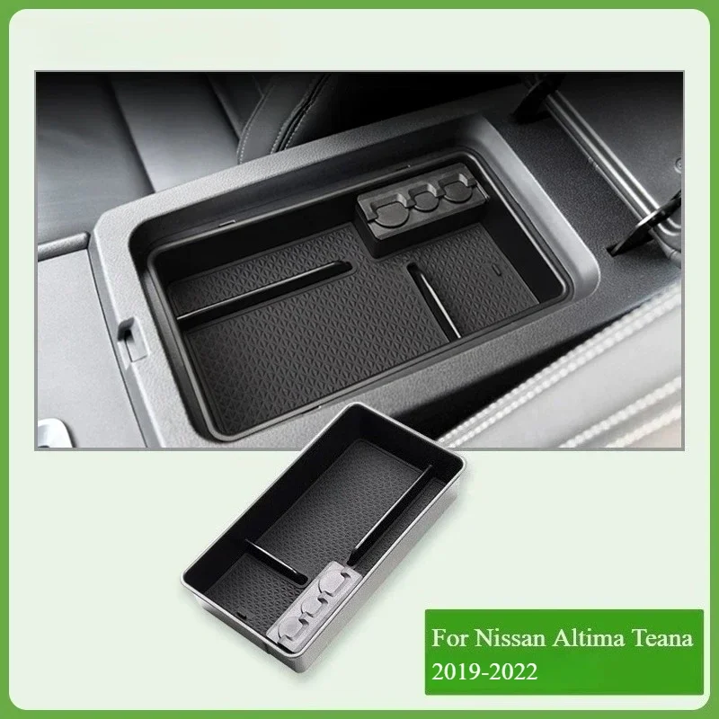 Center Console Armrest Storage Box Multi Compartment Anti-slip Extra Space Interior Modification Parts For Nissan Teana Altima