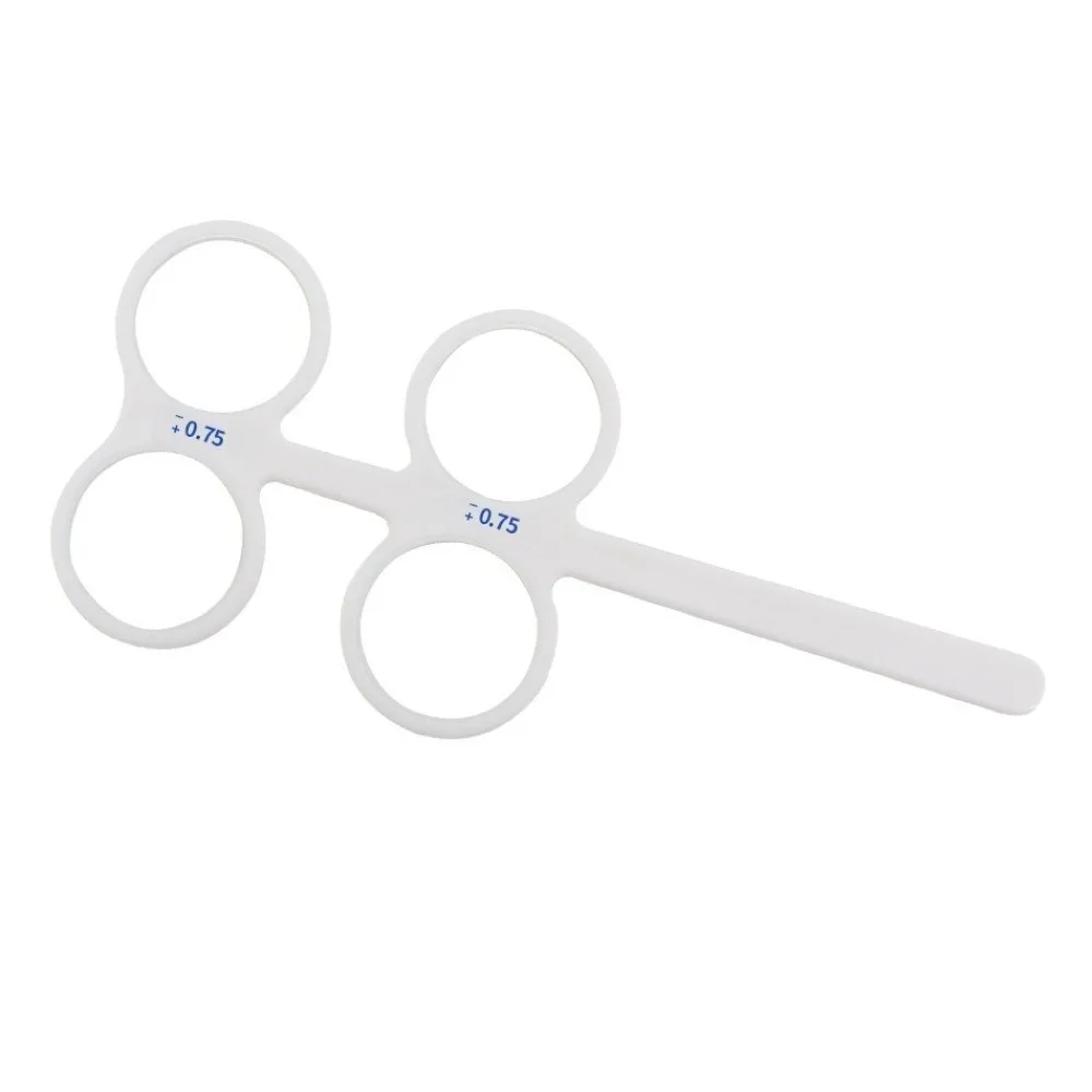 4-Lens Optical Flipper Lightweight Plastic Holder Vision Correction Tool High-Quality Confirmation Test Flipper