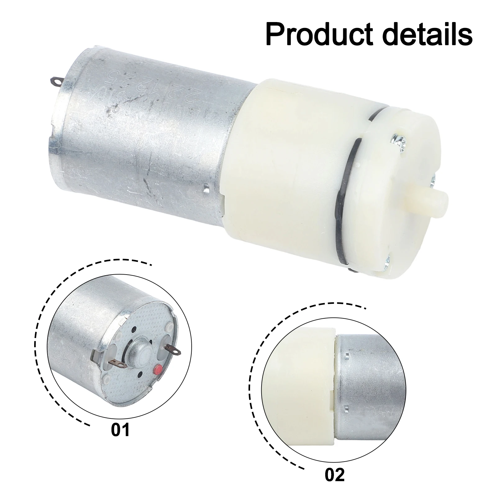 DC 3.7V 370 Electric Diaphragm Air Pump Vacuum Booster Motor For Handheld Spray Bottle Atomizer Core Power Component
