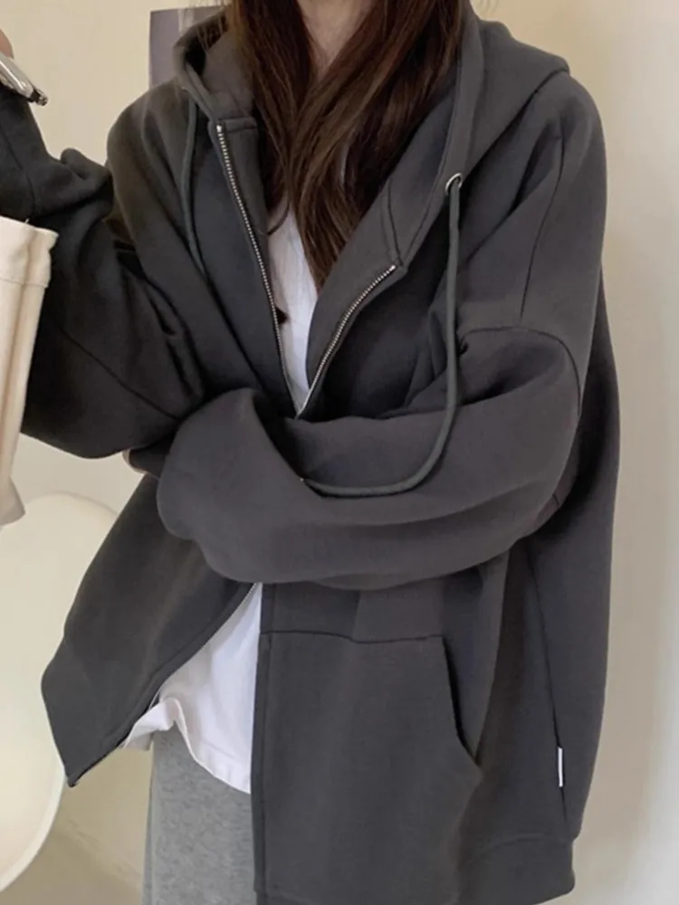Autumn And Winter Women's Hoodie Fashionable, Comfortable, Loose, Casual Temperament, Versatile For Commuting, Simple Hoodie