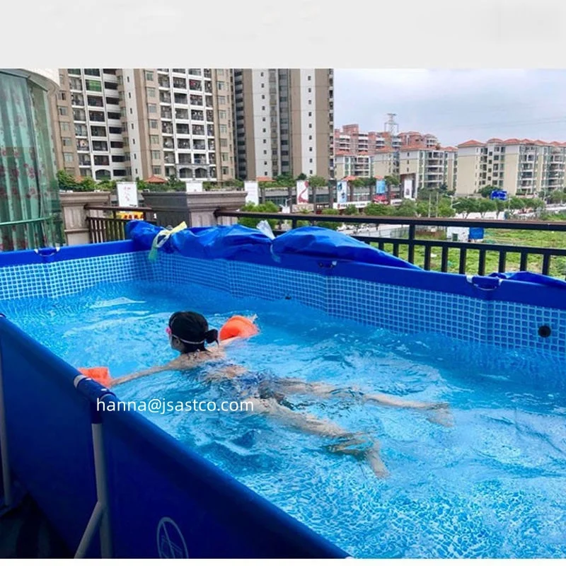 Round square Inflatable Swimming Pool Deep Toys Giant Party Commercial Rent Slide Heart Fish Sea Beach Blue Sun Glass
