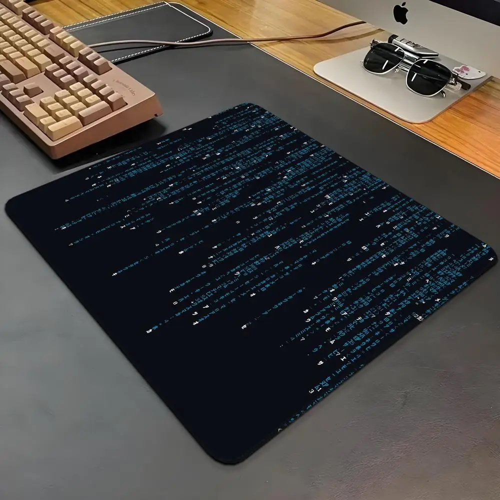 Hacker Code Mouse Pad Multiple sizes Large Square Computer Office Game Table Mats Rubber Anti-slip Mousepads Small Desk Mat
