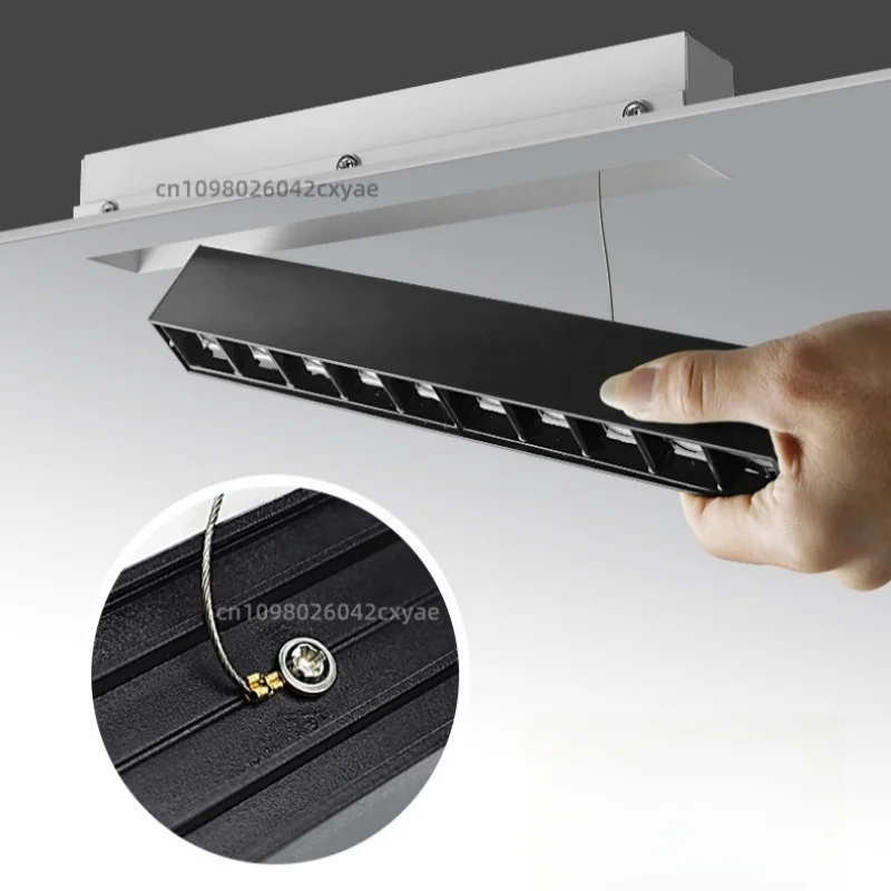 Downlights Tuya DALI, holofotes LED, luzes de teto COB, 10W, 20W, 30W luzes de grade, lâmpada de iluminação interna para sala de estar e casa