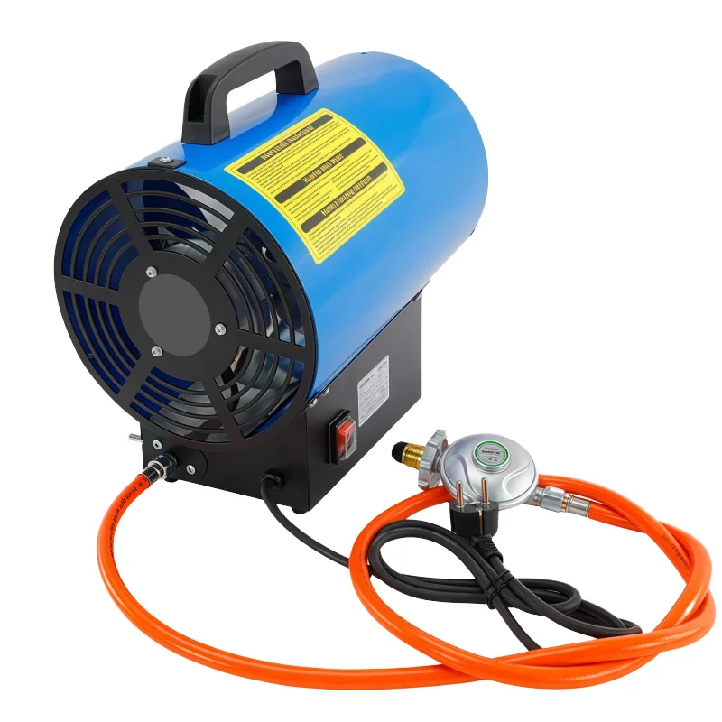 15KW Gas Brooder Forced Air Propane/LPG Industrial Greenhouse Garden Outdoor Portable Gas Fan Heater with Overheat protection