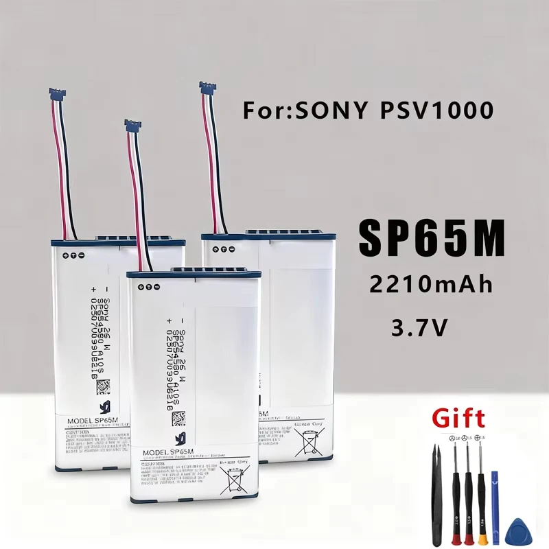 Сменный аккумулятор 3,7 В, 2210 мАч для консоли PS Vita PSV 1000 SP65M, аккумулятор для консоли PSV1000