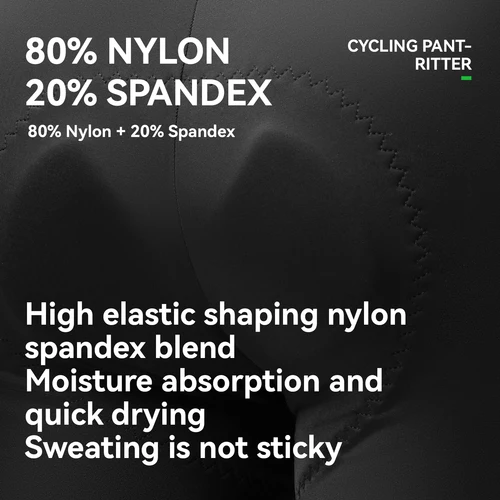 Imagen 2 del producto ROCKBROS Verano Culottes de Ciclismo Livianas Respirables Antideslizantes Pantalones de Bib Elásticos Confortables Con Cojin Suave para Hombre Culottes de Ciclismo para Hombre