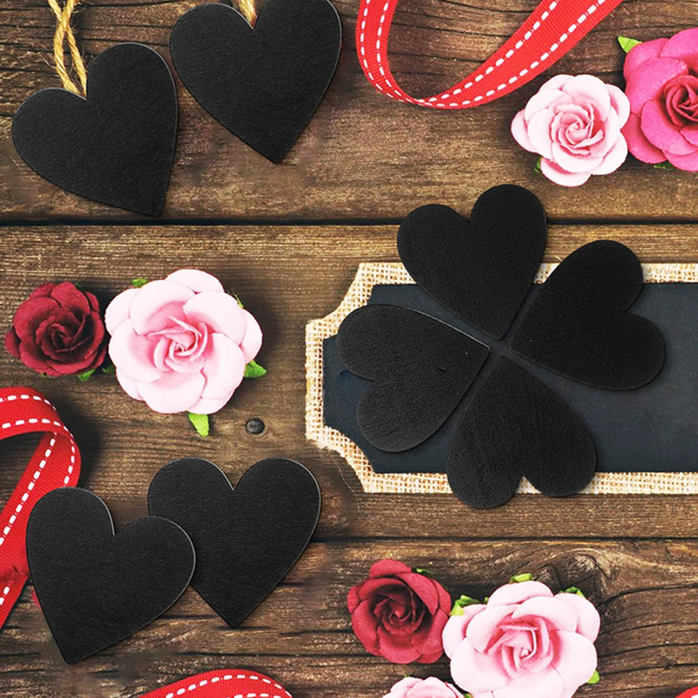 

Home Decor Heart Shaped Blackboard Decorations Decorative Wood Heart-shaped Wooden