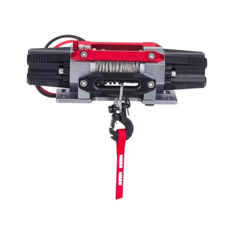 Rc Auto Winde Haken Mit Winde Pull Strap Tags Dekoration Für 1/10 Rc Crawler Auto Axial Scx10 Traxxas Trx4 Rc4wd Rgt Yikong Teile