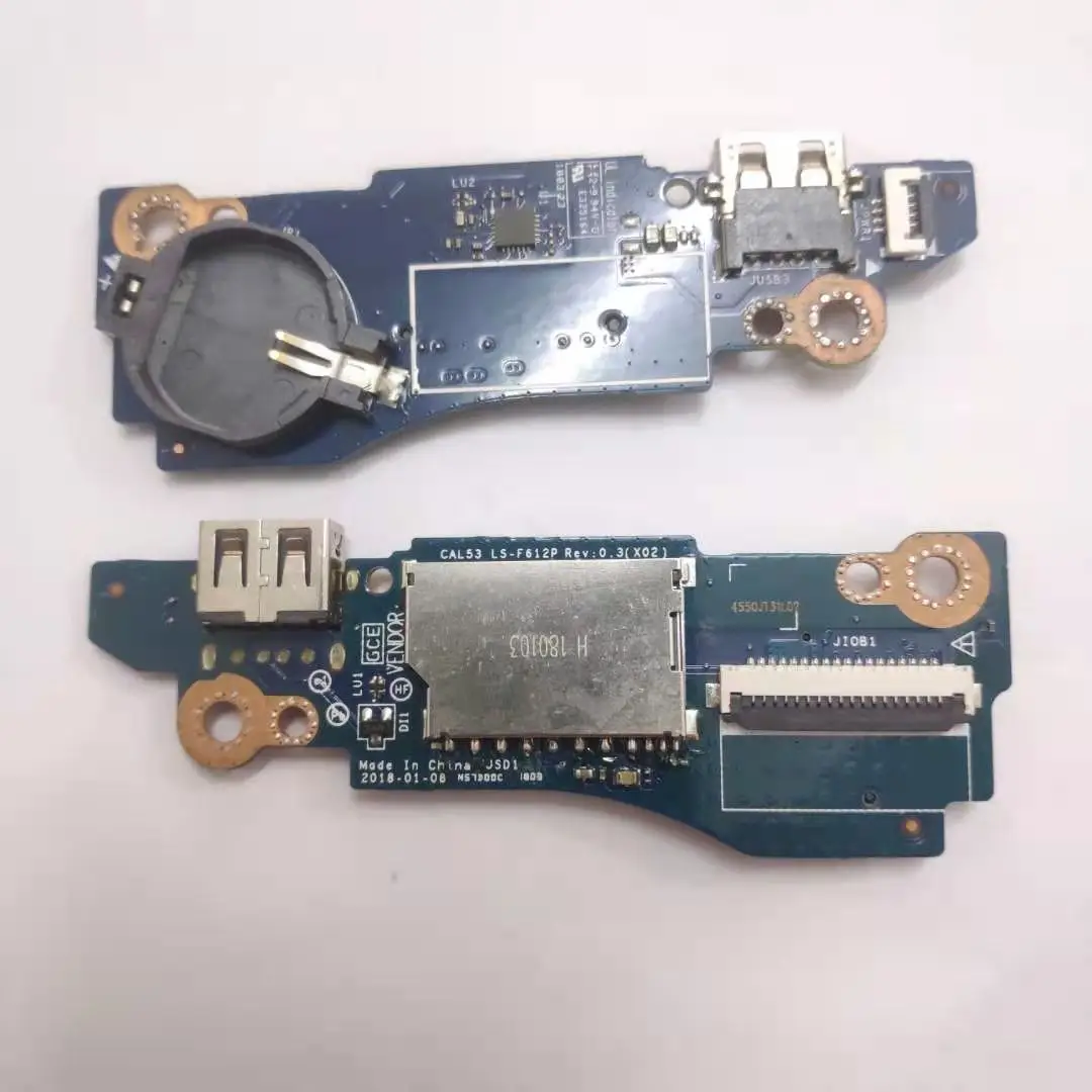 Laptop USB & SD Card Reader Daughterboard For Dell G3 3579 3779 LS-F612P 0X7W7R