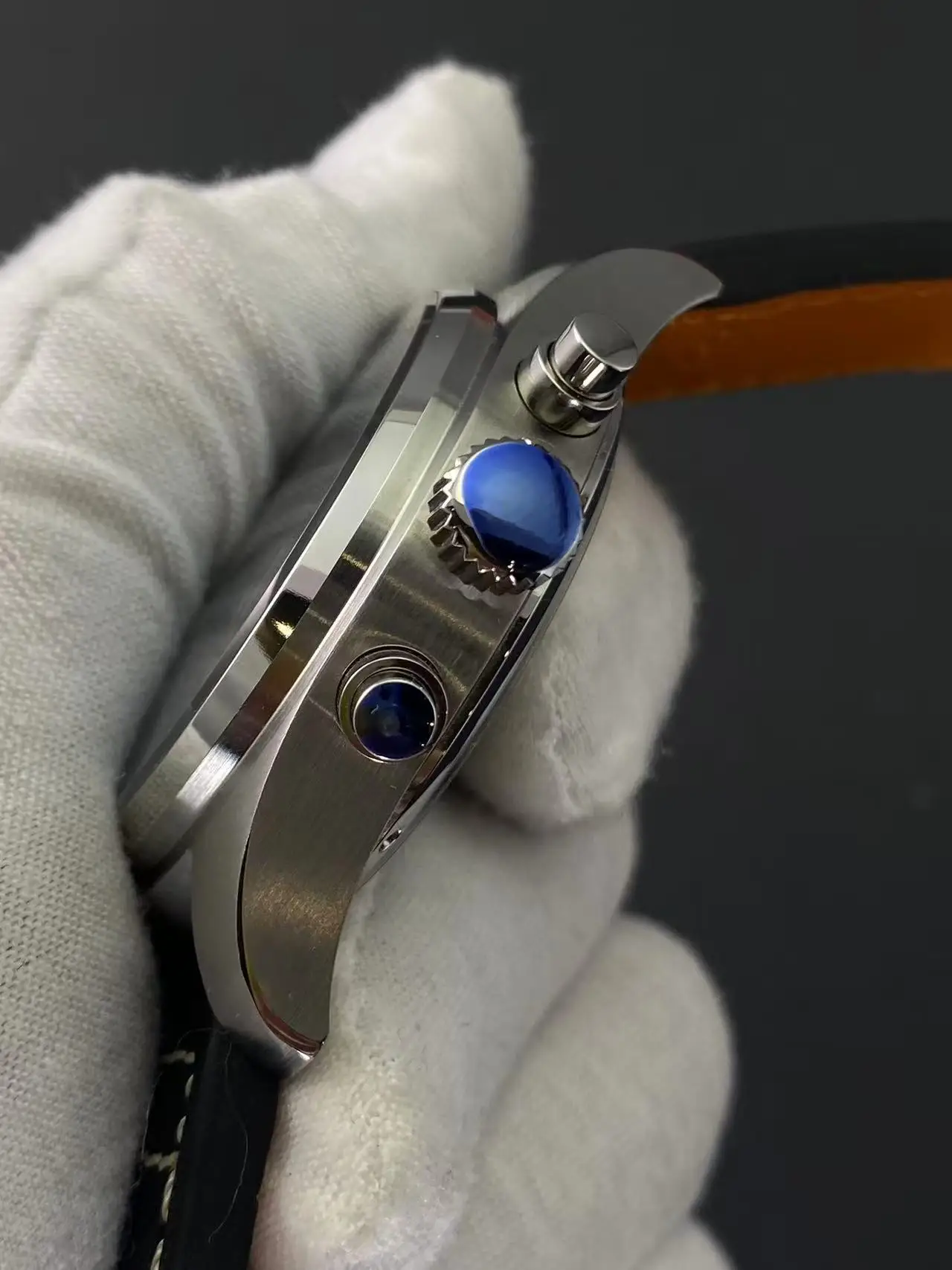 Seagull ST1908 manual mechanical timing movement pilot night light moon phase men's watch 43MM large size sports and leisure