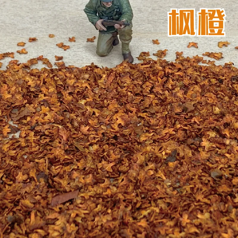56ML DIY Modellbausätze Simulierte Bunte Baumblätter für Sandtisch-Pflanzenlandschaft Diorama-Zubehör – Detail 5
