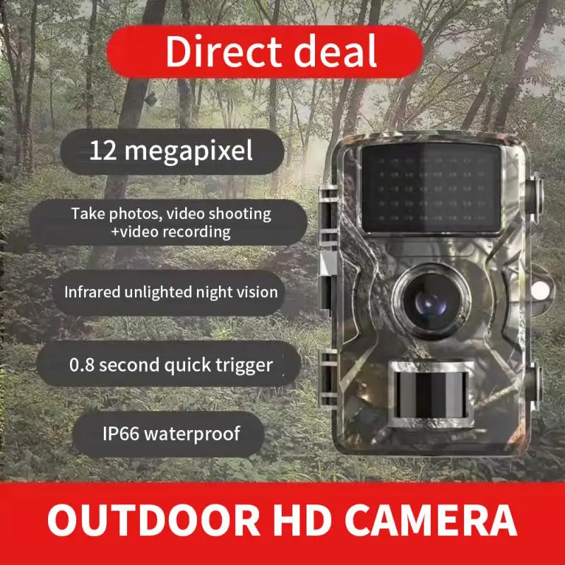 

Hunting Trail Camera 16MP 1080P 940nm Infrared Night Vision Motion Activated Trigger Security Cam Outdoor Wildlife Photo Traps