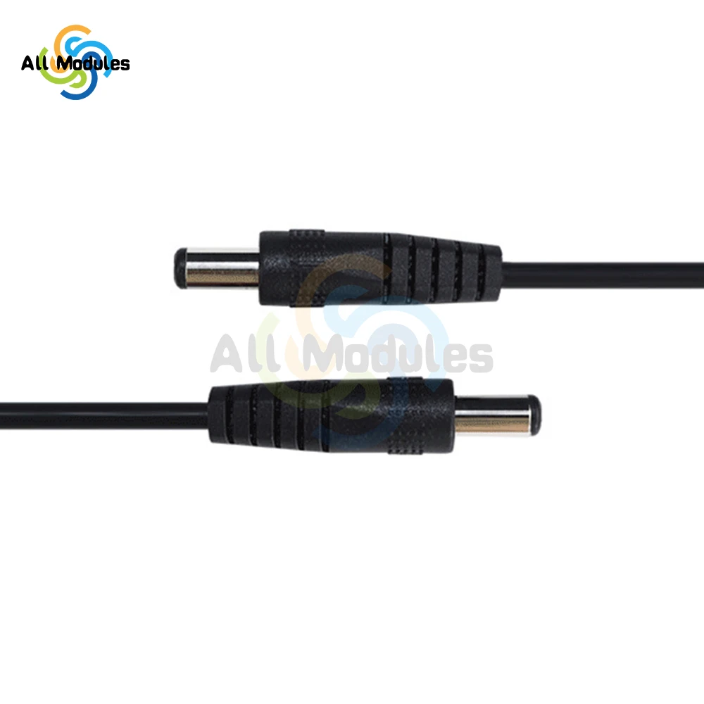 

Кабель питания постоянного тока 5,5 мм x 2,1 мм между мужчинами 22AWG — для светодиодных лент, камер видеонаблюдения, систем наблюдения и электронных устройств