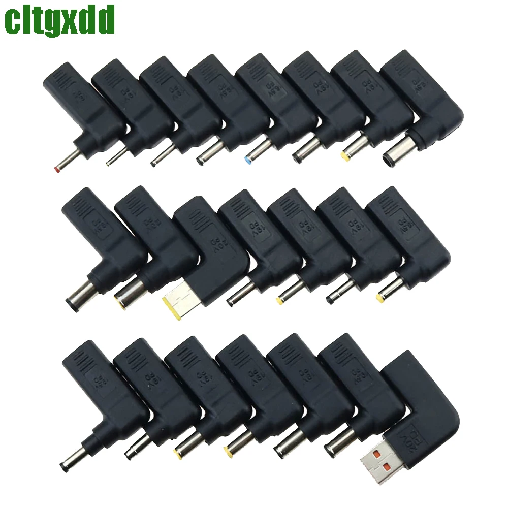 Cltgxdd Laptop Power Adapter PD Charging Converter Type-C Female Base To DC3.5 * 1.35/4.0 * 1.35/4.0 * 1.7/4.8 * 1.7mm Connector