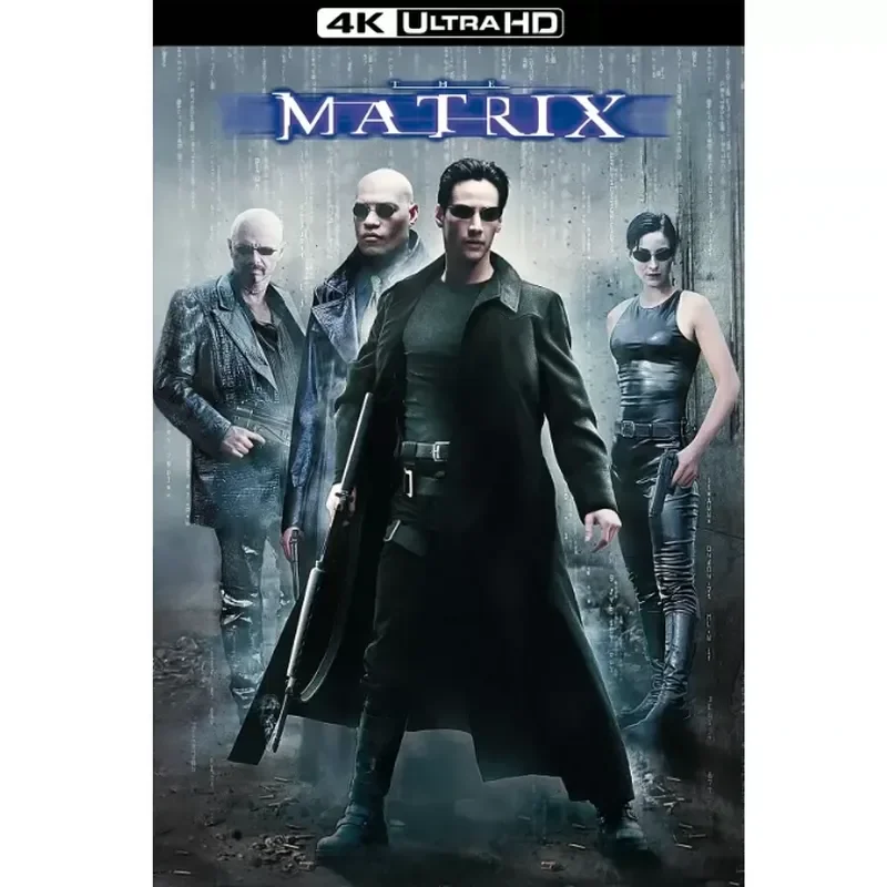 4K-UHD The Matrix 1 (1999) Blu-ray movie, Blu-ray disc