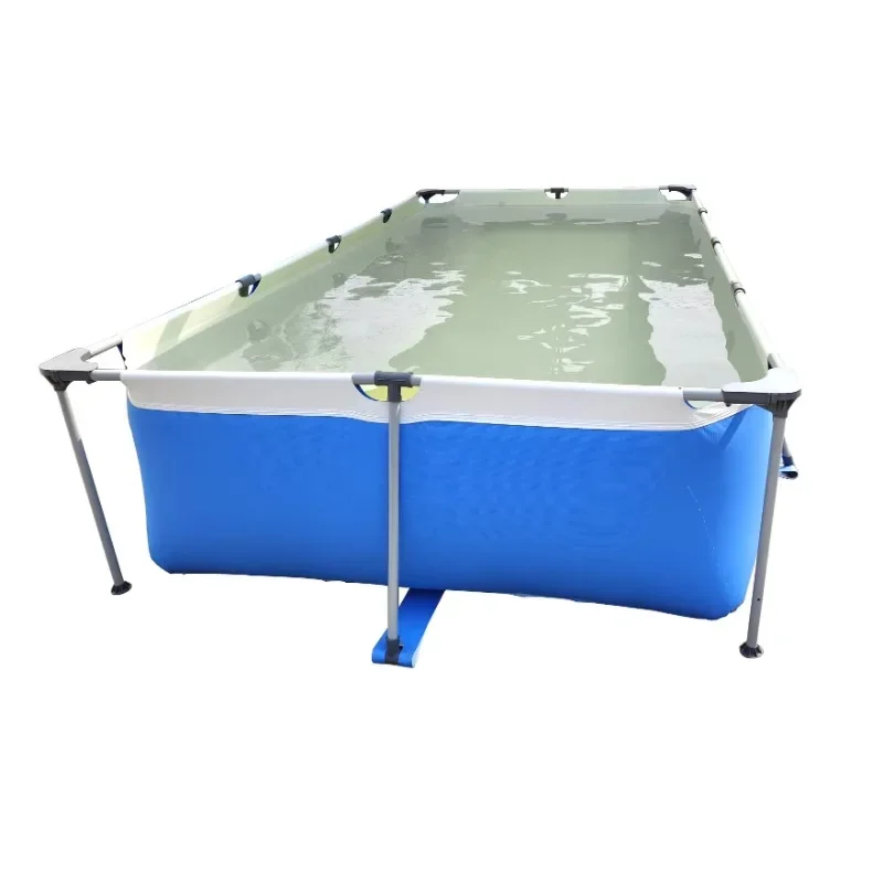 금속 프레임 수영장 구조 대형 야외 지상 수영장 가족용 수영장