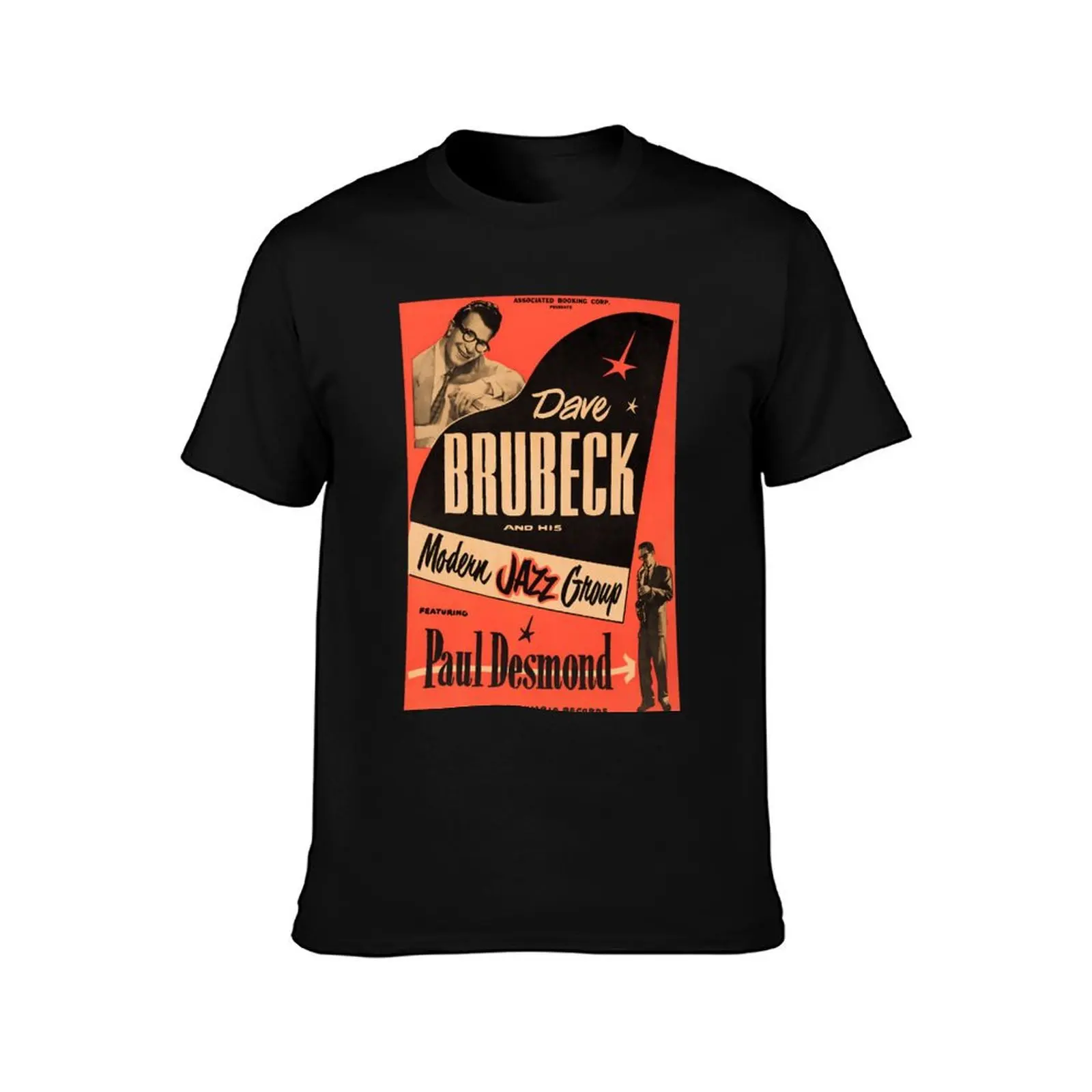 Dave Brubeck T-Shirt Basic Simple Design Short Sleeve Shirt