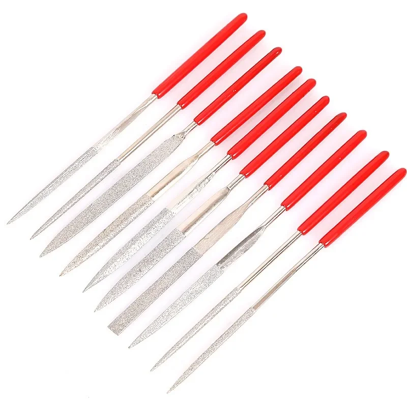 

10Pcs Guitar File Diamond Needle File Set for Jewelry Metal Wood Ceramic Glass Stone Craft Sharping Working Hand Carving Tool