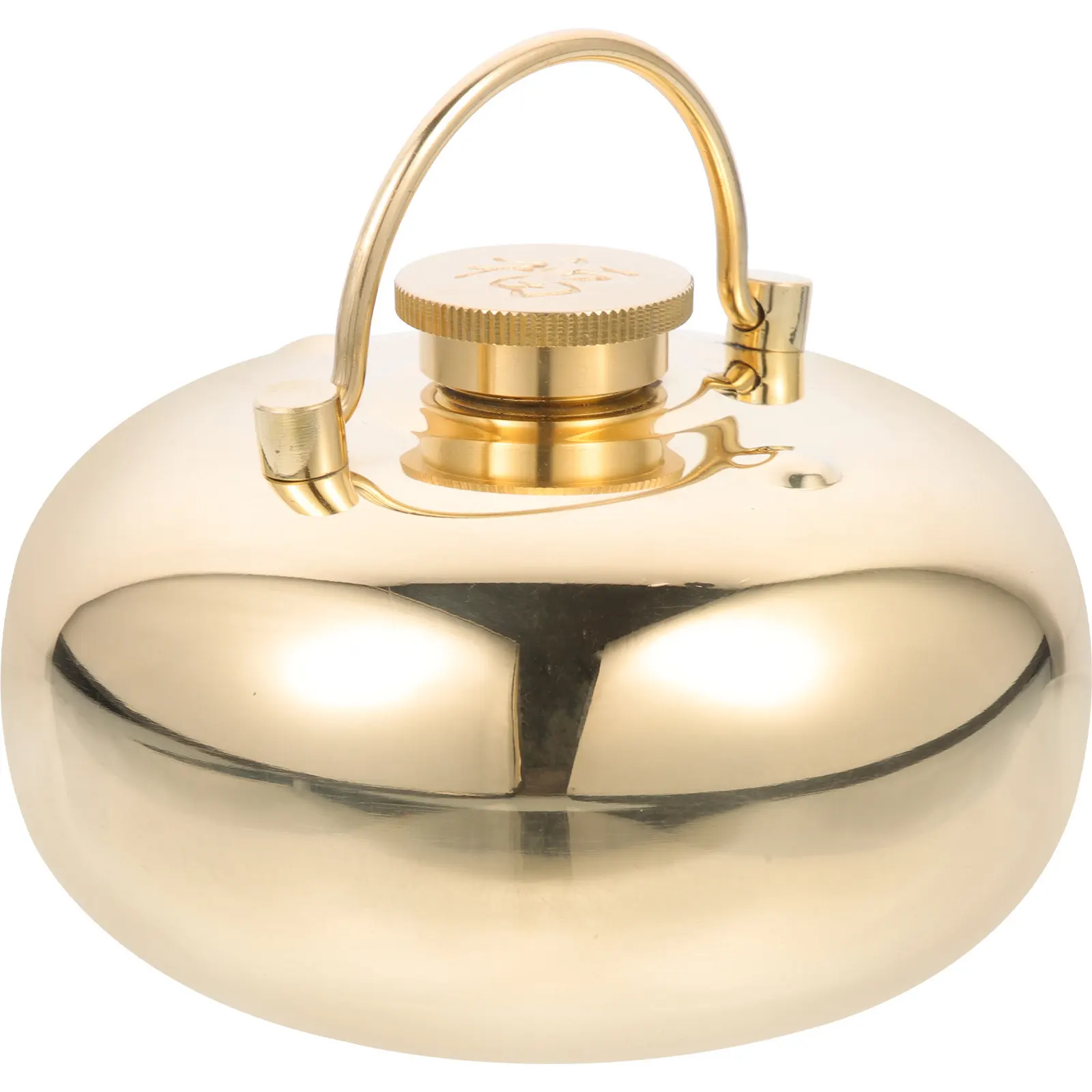 

Латунный портативный чайник-грелка для рук многоразового использования, изысканный дизайн, нескользящая текстура, сохранение тепла, зимний товар