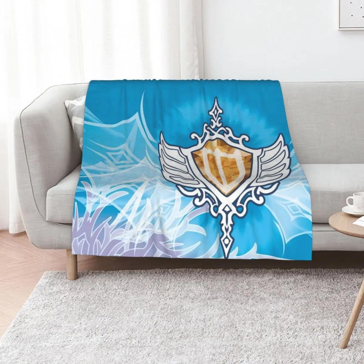 FFXIV Paladin Job Mat Throw Blanket Heavy Thermal blankets ands Decorative Beds for winter blankets and throws Blankets