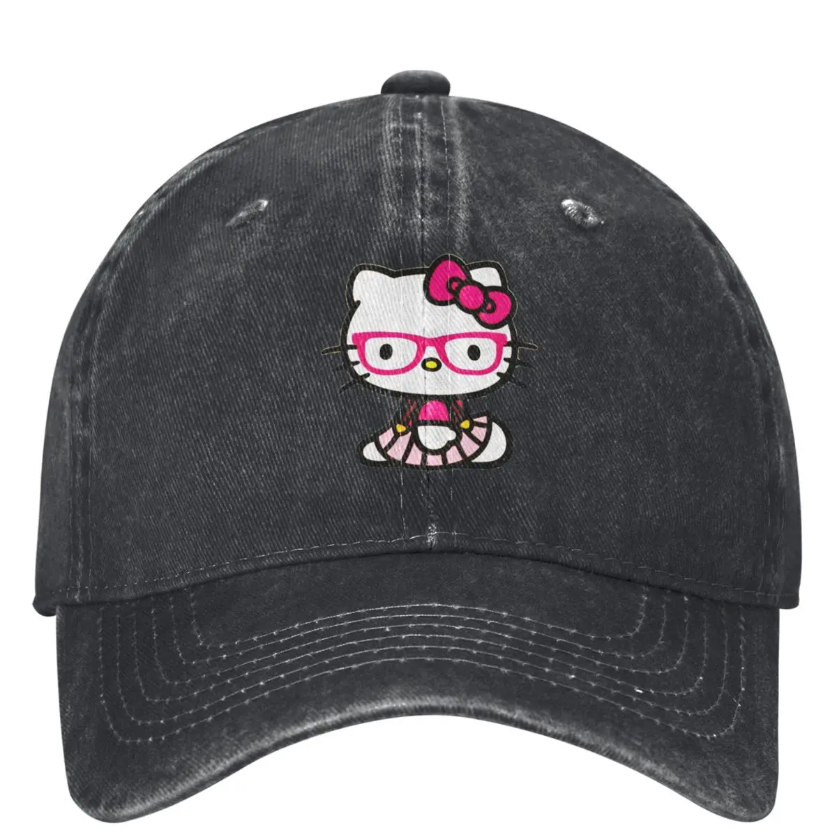 Hello Kitty Cartoon Baseball Cap Spring Trucker Hat Hot Sale Hiking Fishing Hip Hop Hats Unisex-Teens Street Style Baseball Caps