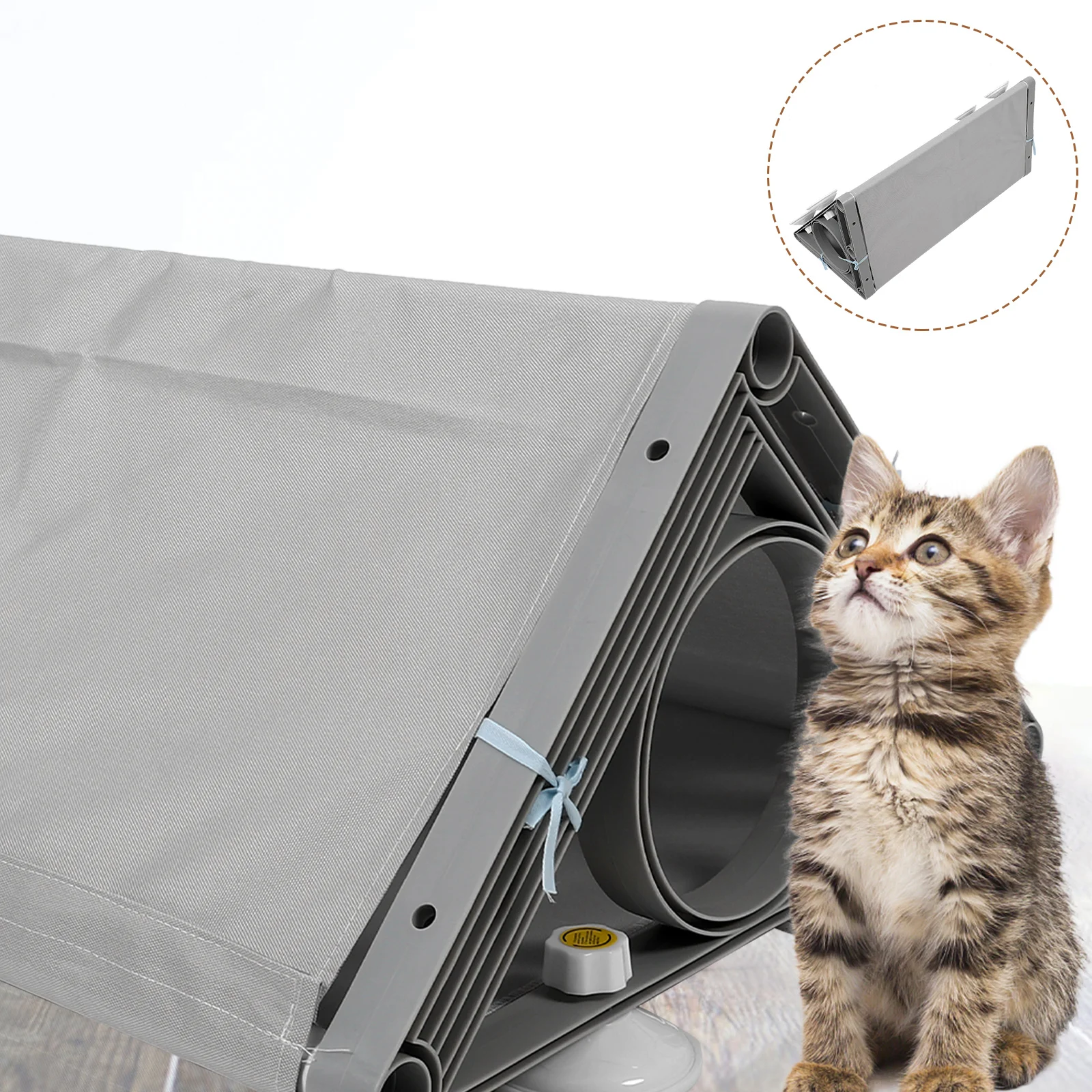 

Tube Foldable Pet Interactive Play Kitten For Indoor Outdoor Durable Bonding Cat Tunnel Cat Hideout Sleeping Nest Amused