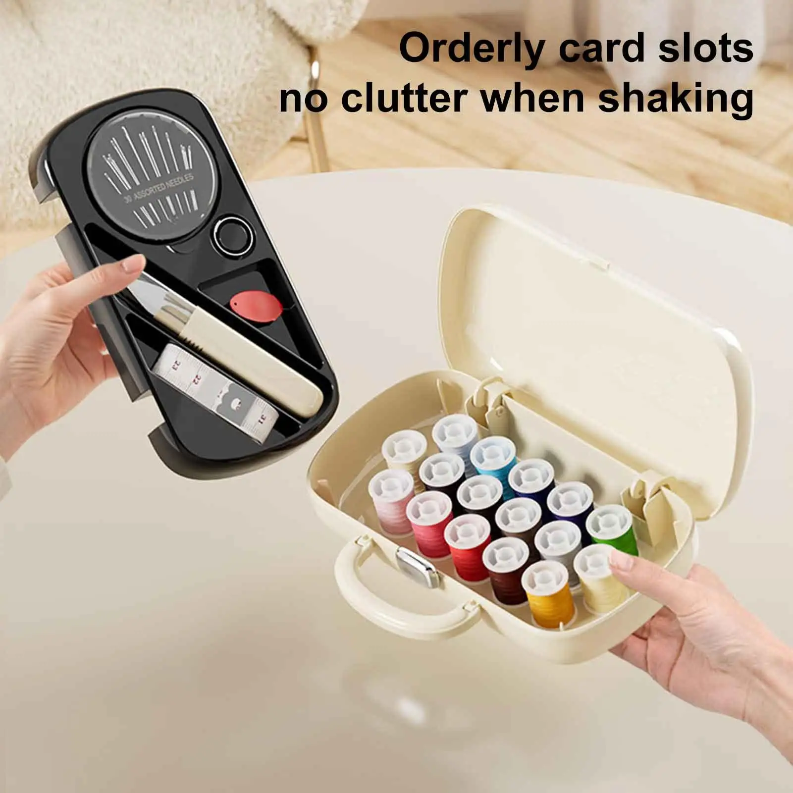 

Дорожный швейный набор, набор для ремонта шитья, принадлежности для рукоделия с двухслойным чехлом, в комплект входит ножницы, лента для ниток для дома и улицы