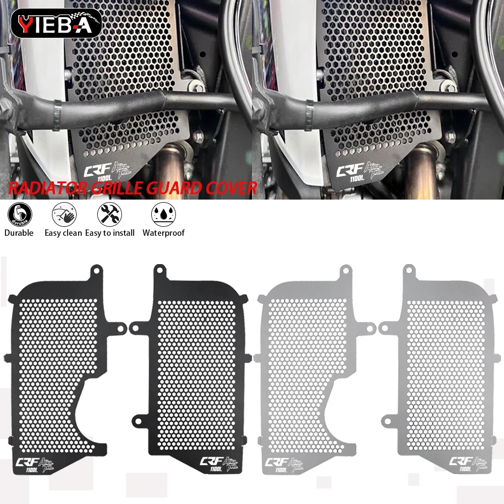 

Motorcycle Accessories Radiator Guard Grille Protector Cover For Honda Africa Twin CRF1100L CRF1100 CRF 1100 L 1100L 2020 - 2025