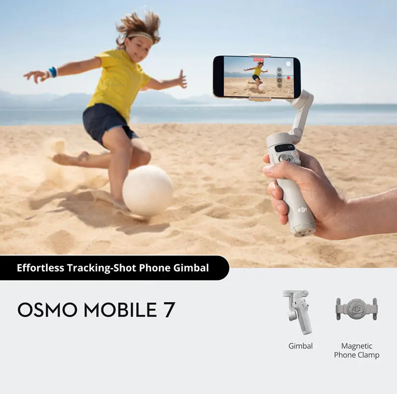 Estabilizador de Gimbal para Teléfono Inteligente DJI Osmo Mobile 7 Mobile 7P, Gimbal de 3 Ejes para Teléfono Móvil, Original, Nuevo, en Stock 4